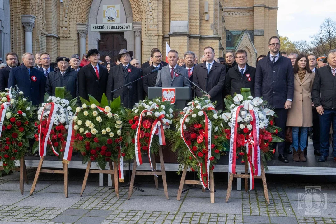 Uroczyste obchody Święta Niepodległości w Łodzi