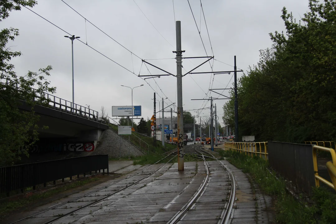 Zajezdnia tramwajowa Chocianowice w Łodzi w remoncie