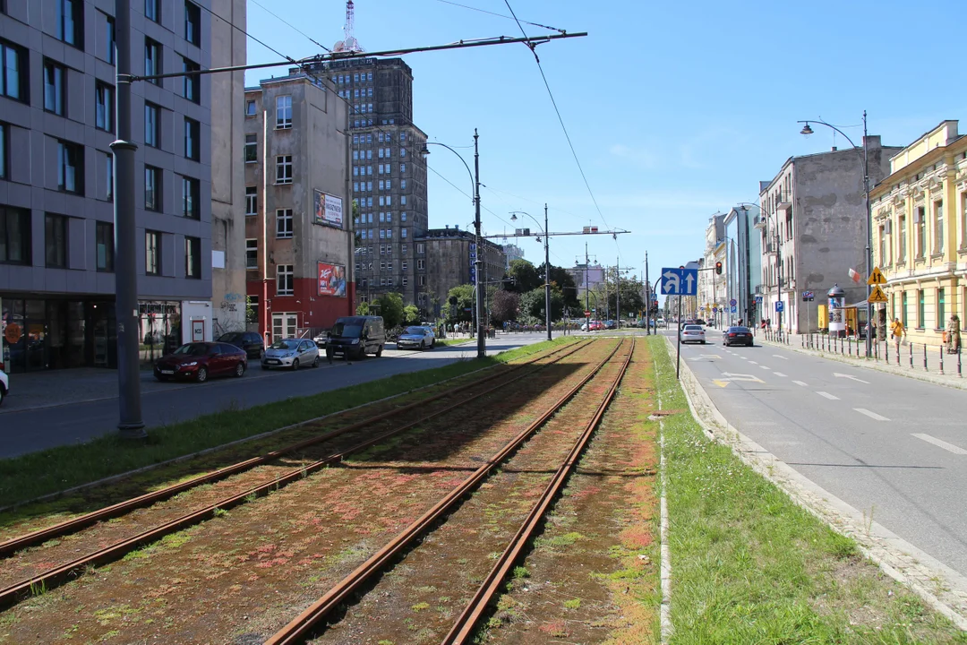 Nieczynny przystanek tramwajowy Narutowicza/Kilińskiego