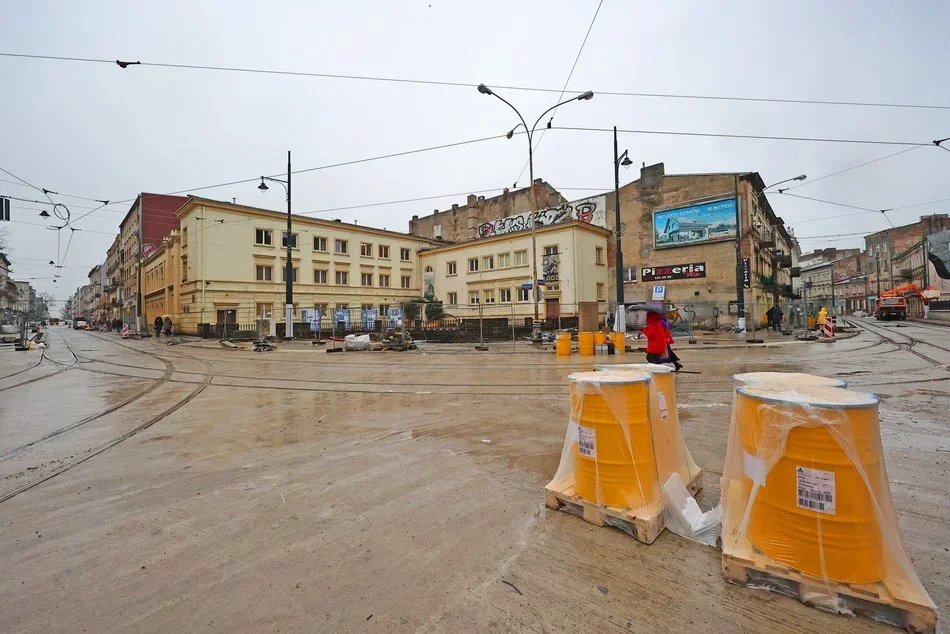 Powrót tramwajów na ulicę Zachodnią w Łodzi