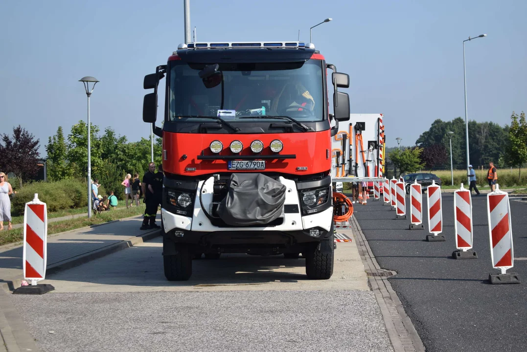 Kontrola pojazdów i atrakcje dla dzieci przy autostradzie A1