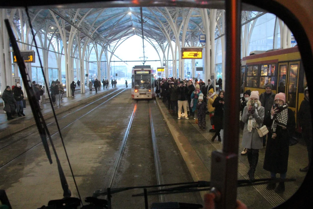 Mikołajkowy tramwaj MPK Łódź wyruszył na ulice Łodzi