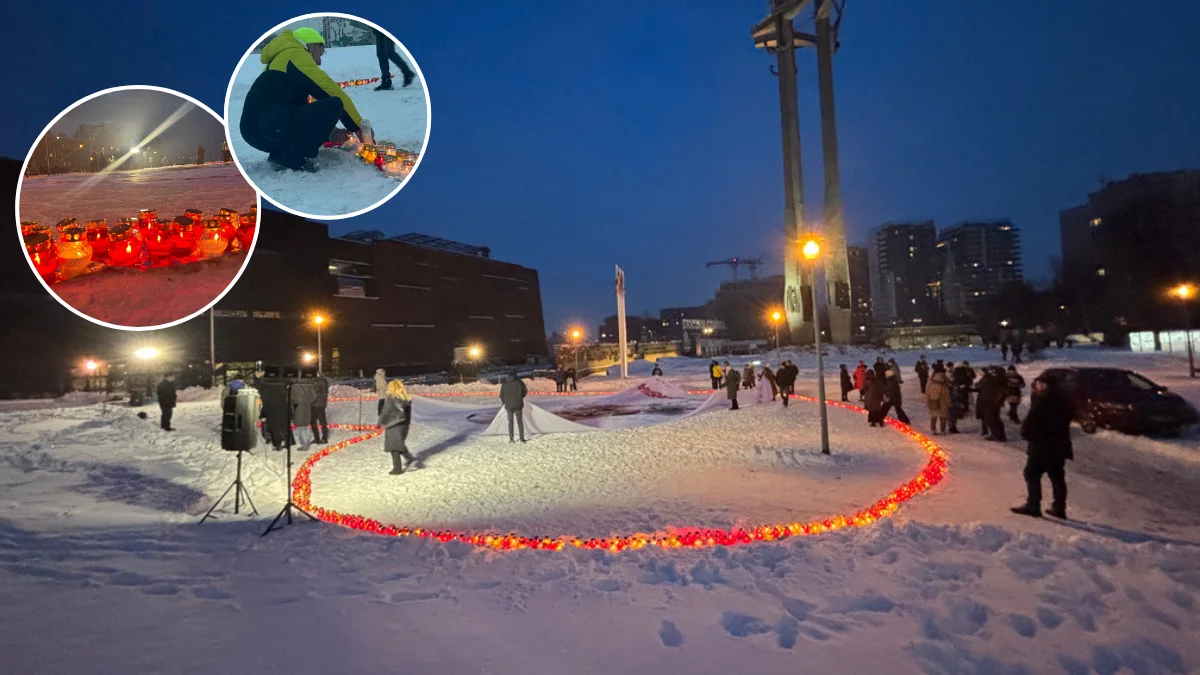 Rocznica śmierci Pawła Adamowicza. Tak zapłonęło serce pamięci w Gdańsku [FOTO] - Zdjęcie główne
