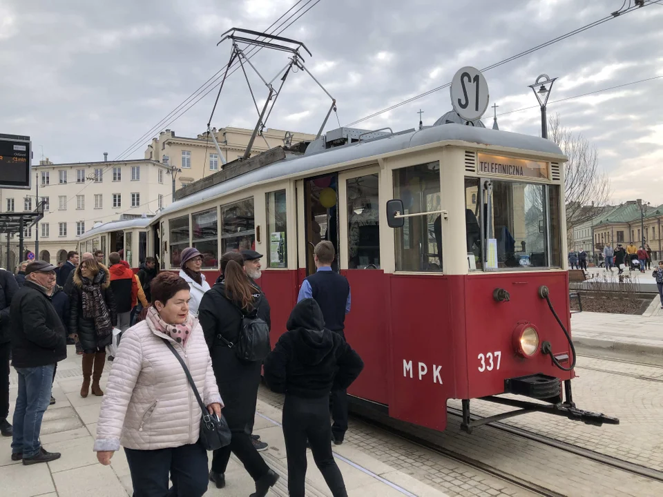 Otwarcie placu Wolności w Łodzi