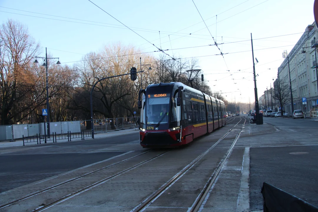 Utrudnienia dla podróżnych na Zachodniej w Łodzi