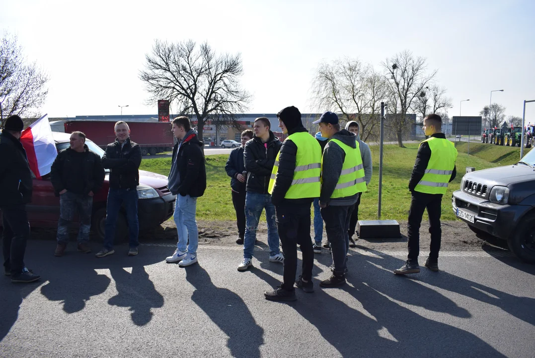 Protest rolników w Łódzkiem