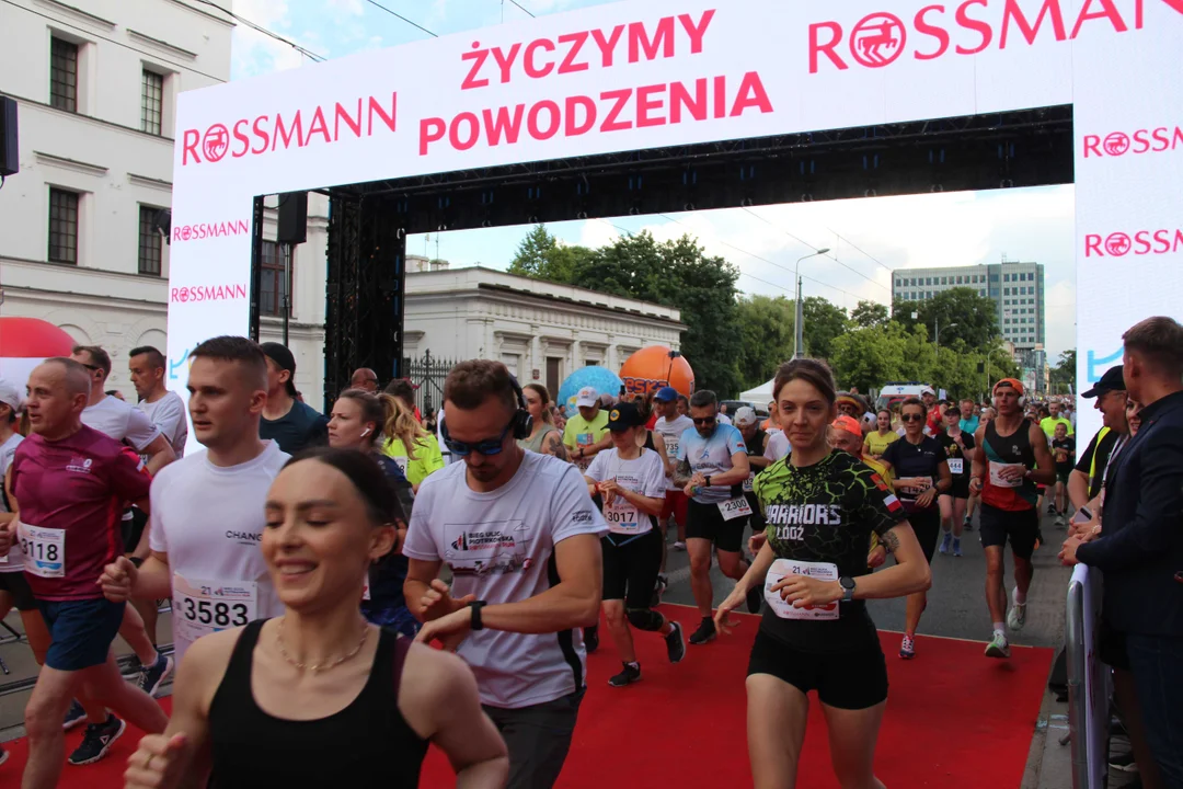 21. Bieg Ulicą Piotrkowską Rossmann Run w Łodzi