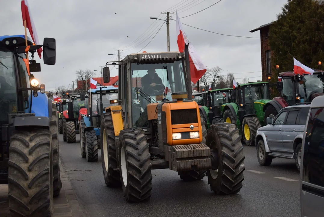 Protest rolników w Łódzkiem