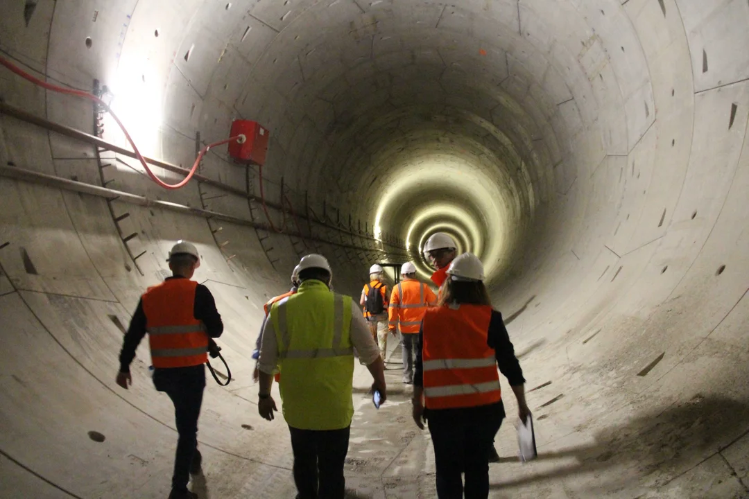 Trwa budowa tunelu kolejowego pod Łodzią - odcinek do przystanku Łódź Koziny