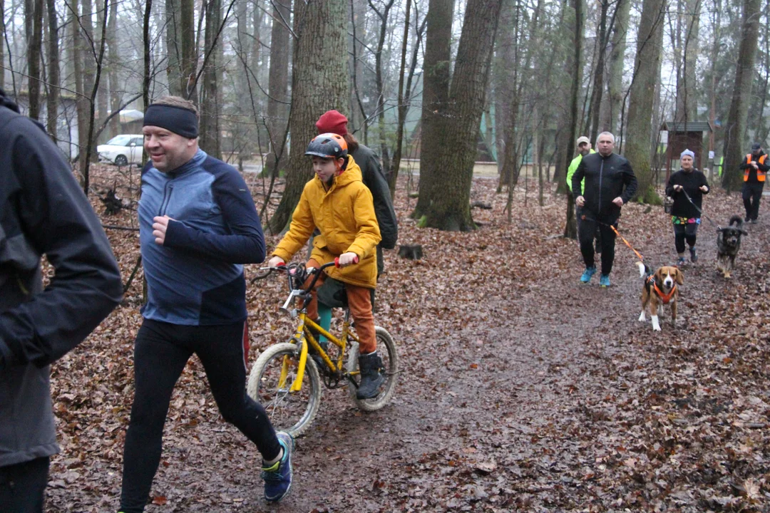 Walentynkowy parkrun w Lesie Łagiewnickim