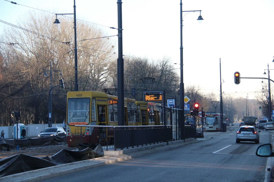 Utrudnienia dla podróżnych na Zachodniej w Łodzi