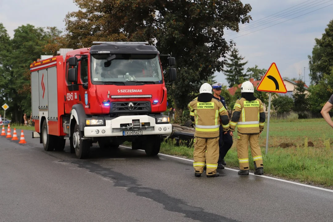 Dachowanie BMW w powiecie kutnowskim