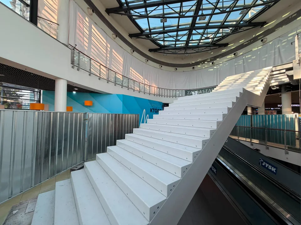 Remont w jednej z gdańskich galerii