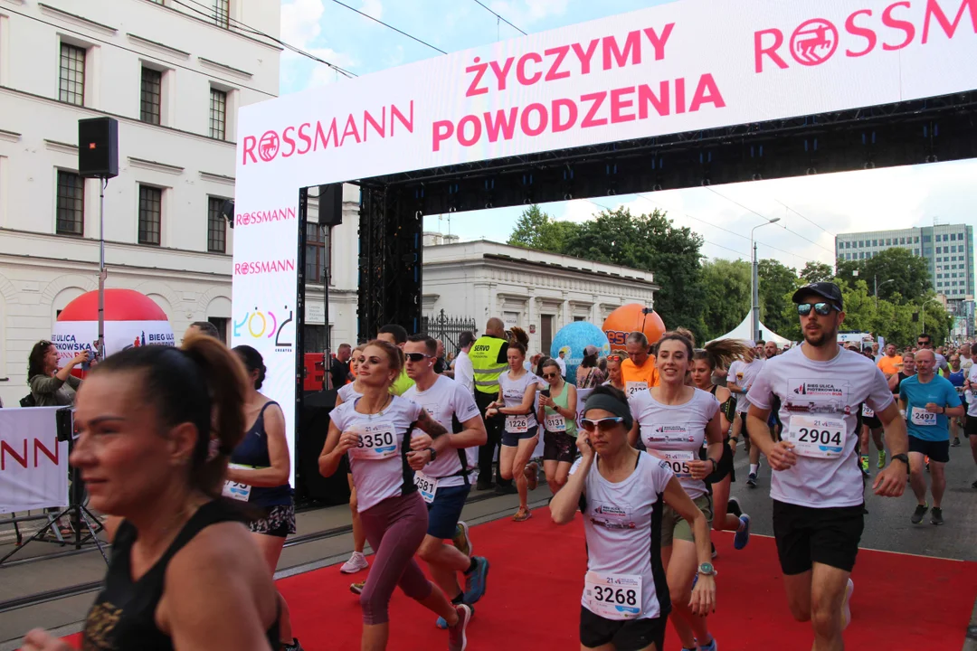 21. Bieg Ulicą Piotrkowską Rossmann Run w Łodzi