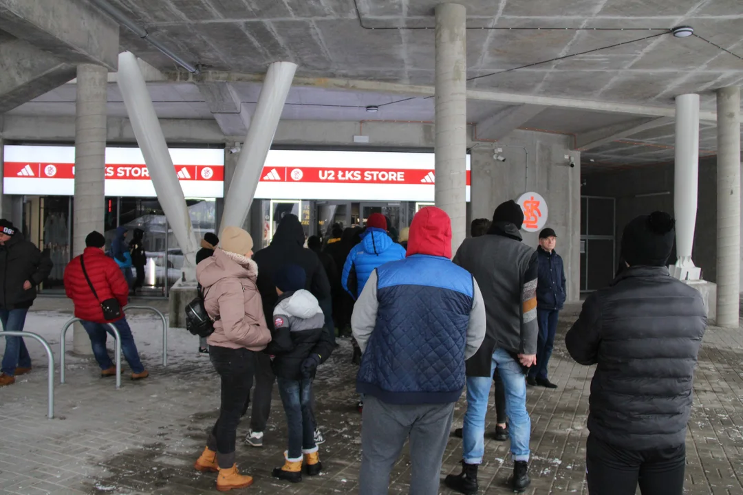 Otwarcie sklepu ŁKS na stadionie Króla w Łodzi