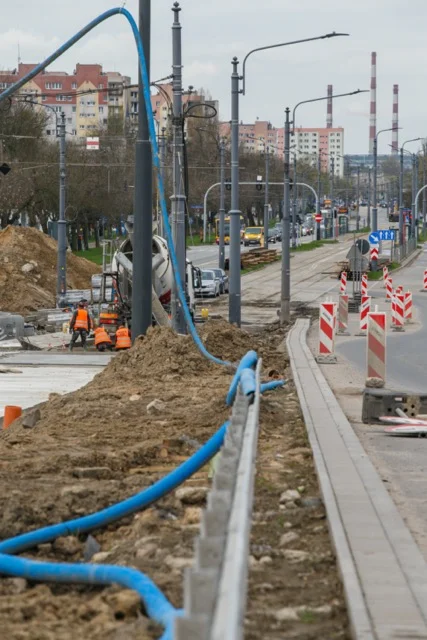 Trwają prace na Widzewie. Rozkopy na Przbyszewskiego