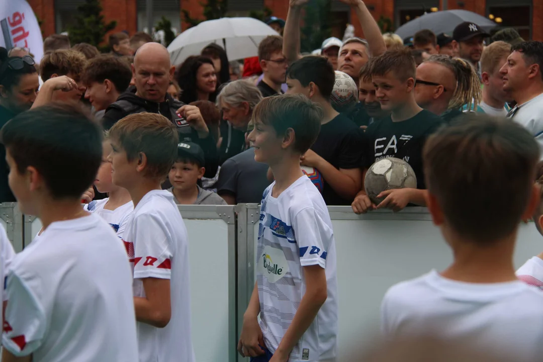 Boniek i Krychowiak spotkali się z łodzianami