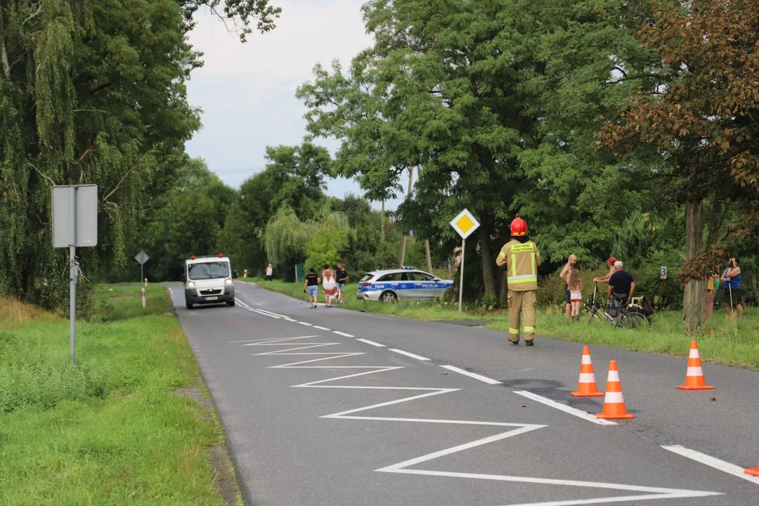 Dachowanie BMW w powiecie kutnowskim