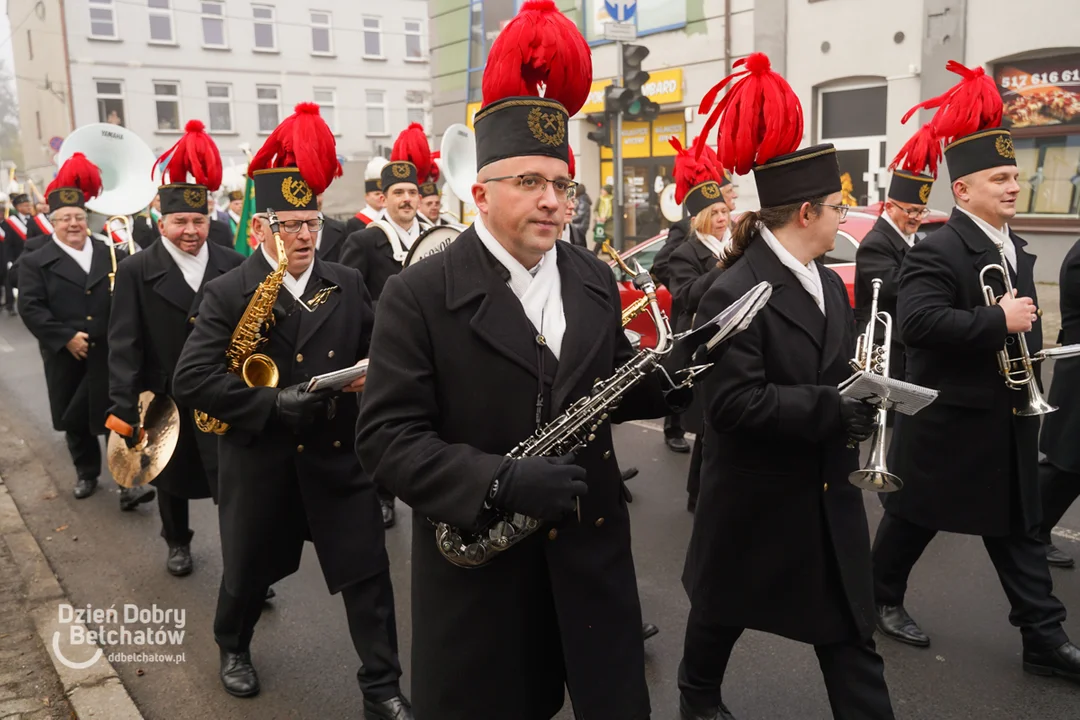 Barbórka w Bełchatowie 2025. Przemarsz górników i odznaczenia