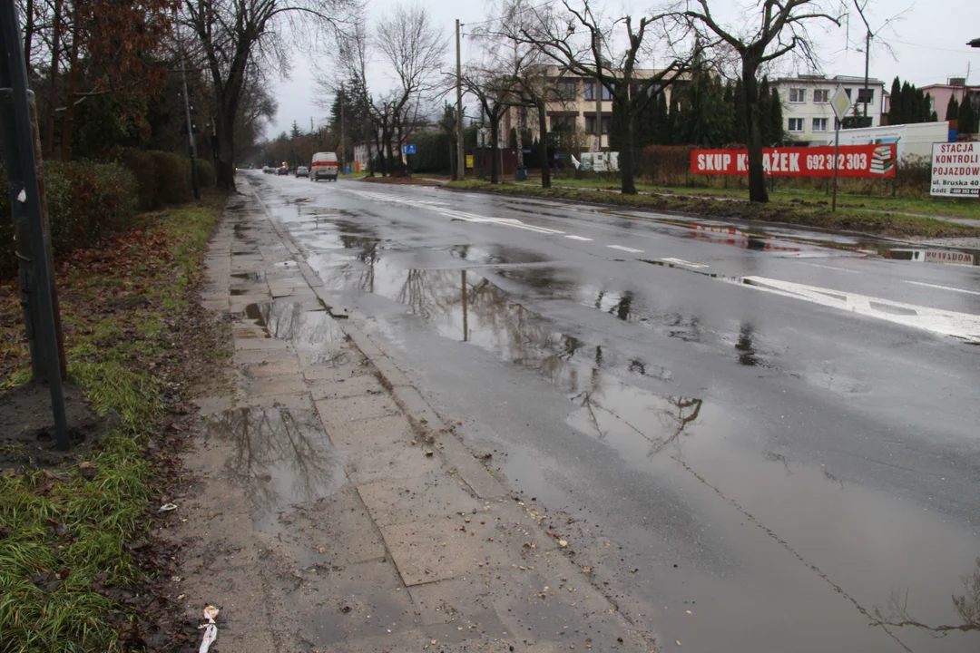 Ulica Krakowska w Łodzi po przebudowie