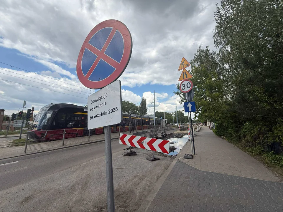 Remont ul. Pabianickiej w Łodzi
