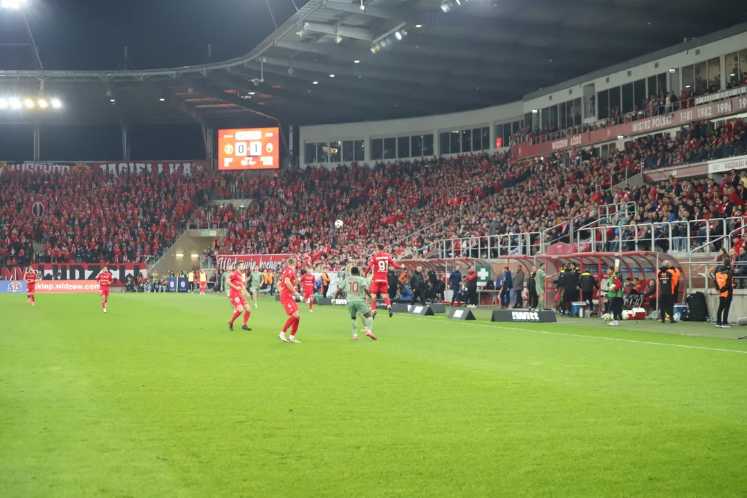 Widzew Łódź vs Jagiellonia Białystok, 9 marca 2025 r.