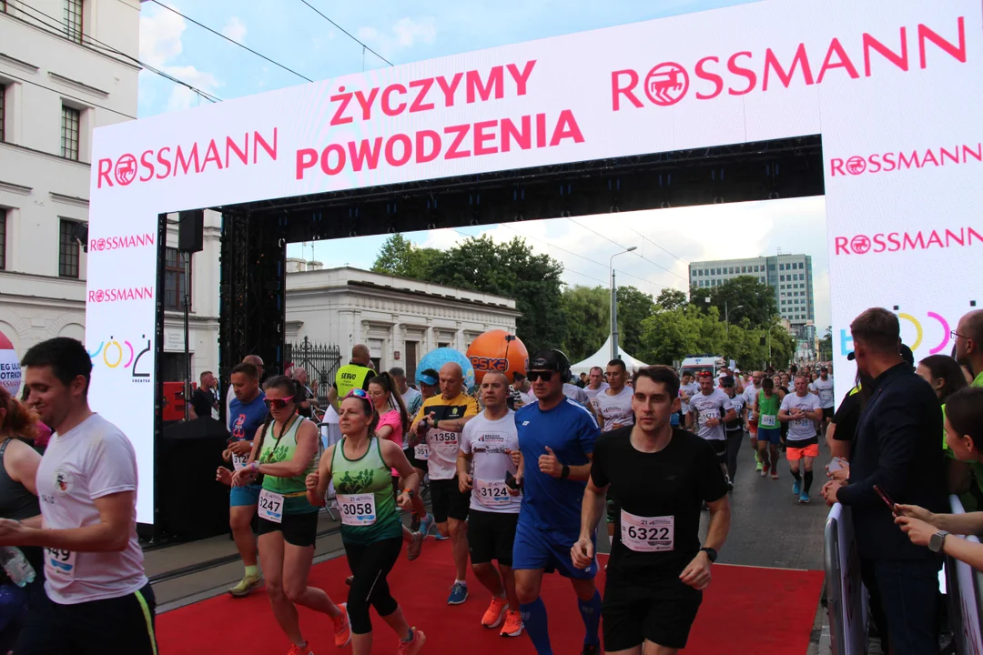 21. Bieg Ulicą Piotrkowską Rossmann Run w Łodzi