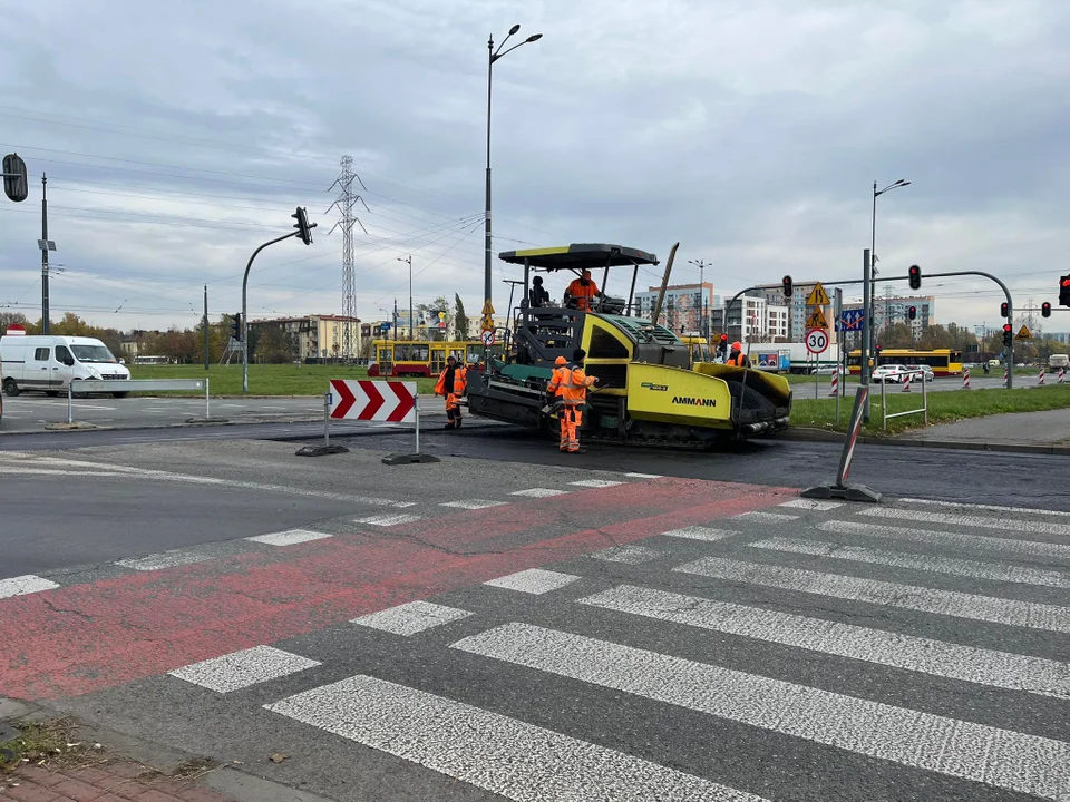 W Łodzi rozpoczął się kolejny remont - tym razem ronda inwalidów