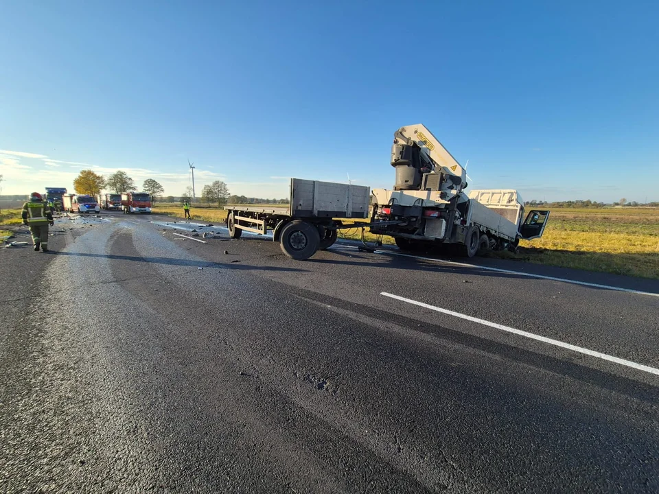 Wypadek na DK74 w Mierzynowie (pow. bełchatowski)