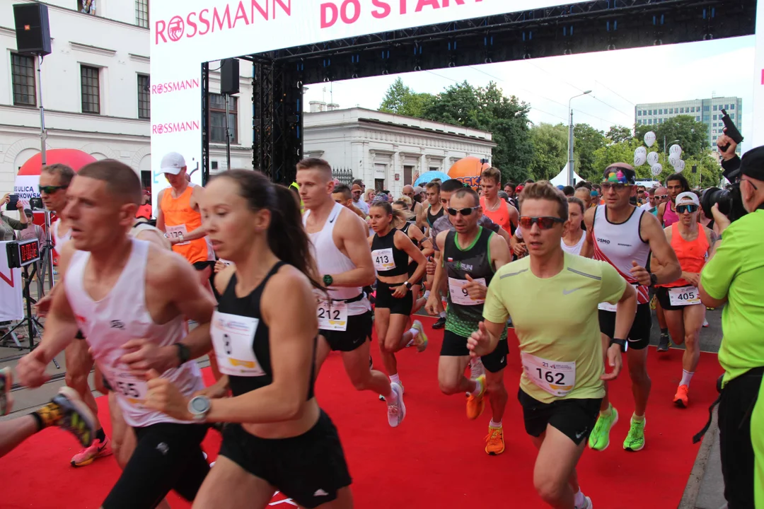 21. Bieg Ulicą Piotrkowską Rossmann Run w Łodzi