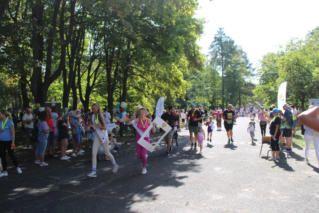 Bieg "Szczęśliwa 13" w parku Baden-Powella w Łodzi