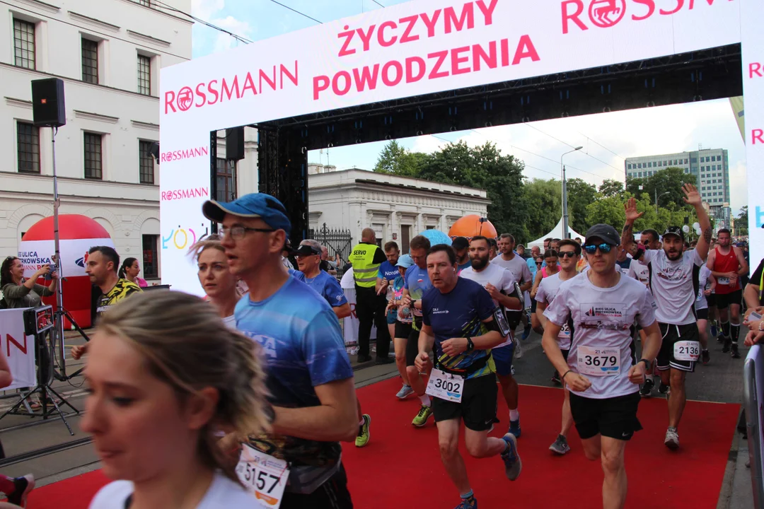 21. Bieg Ulicą Piotrkowską Rossmann Run w Łodzi