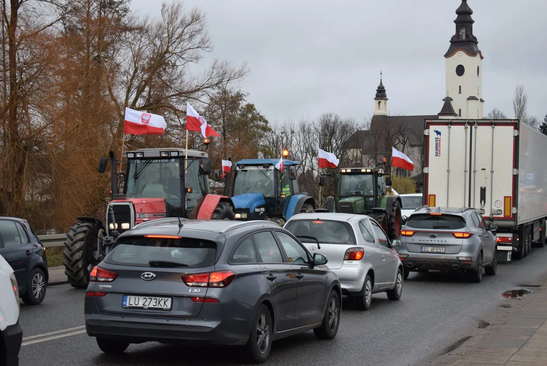 Protest rolników w Łódzkiem