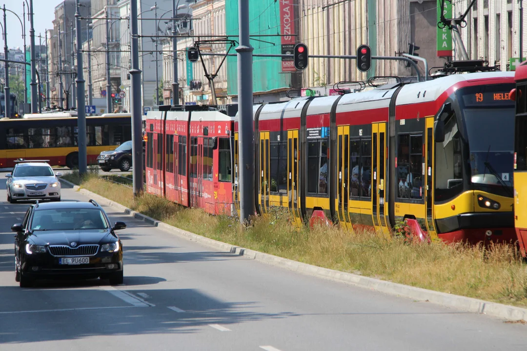 Utrudnienia po wykolejeniu tramwaju w Łodzi