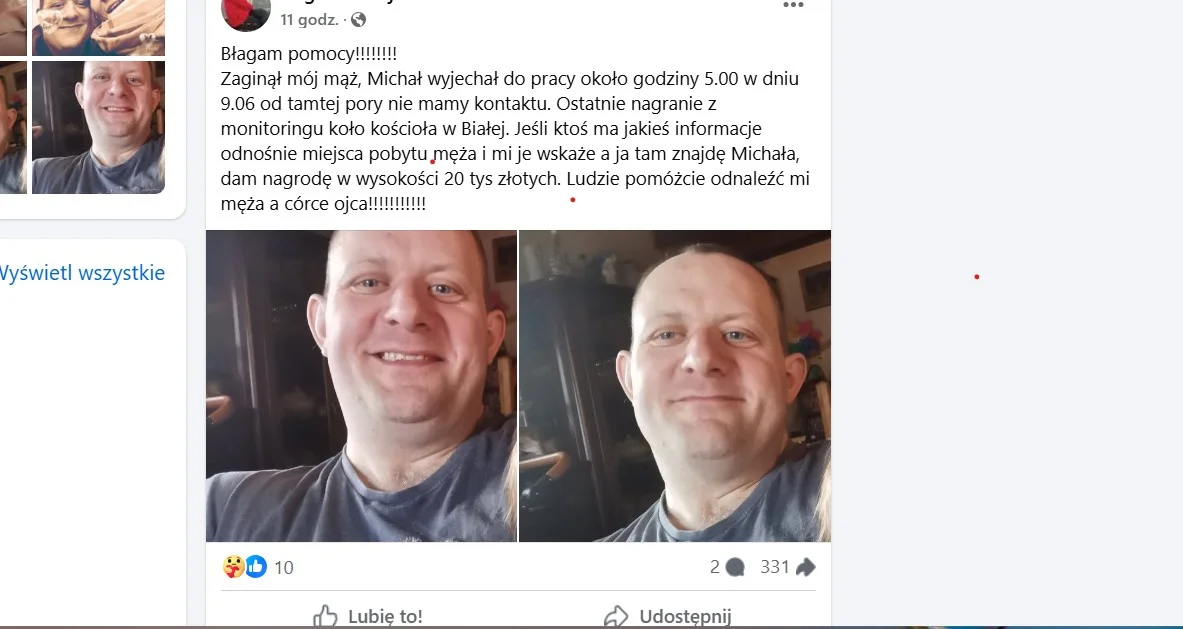 zaginiony