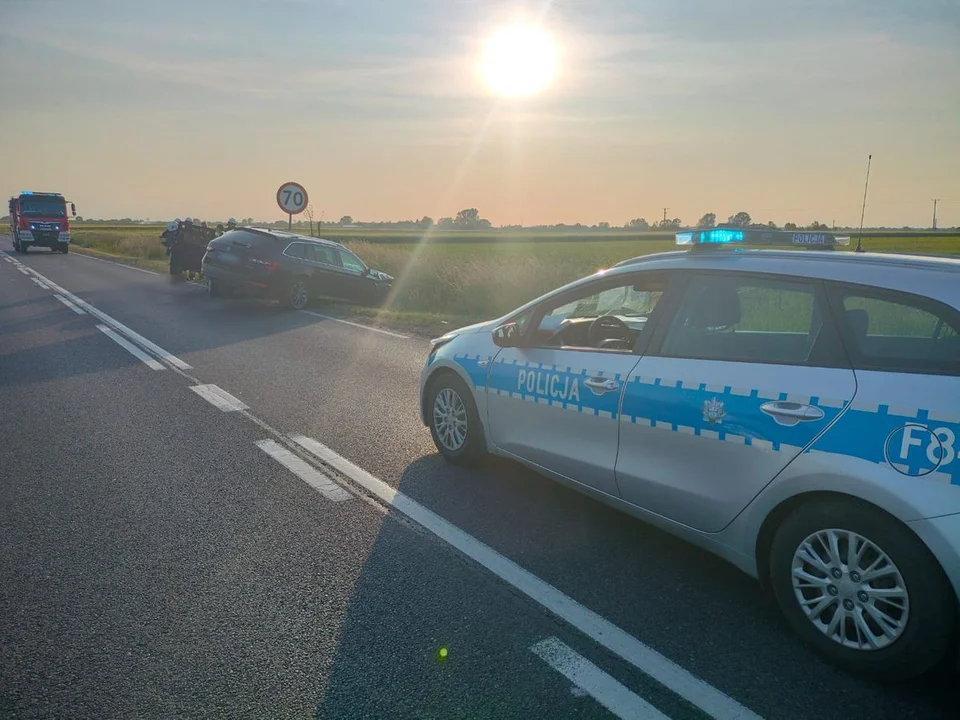 Wypadek śmiertelny na drodze wojewódzkiej nr 703 w gminie Łęczyca