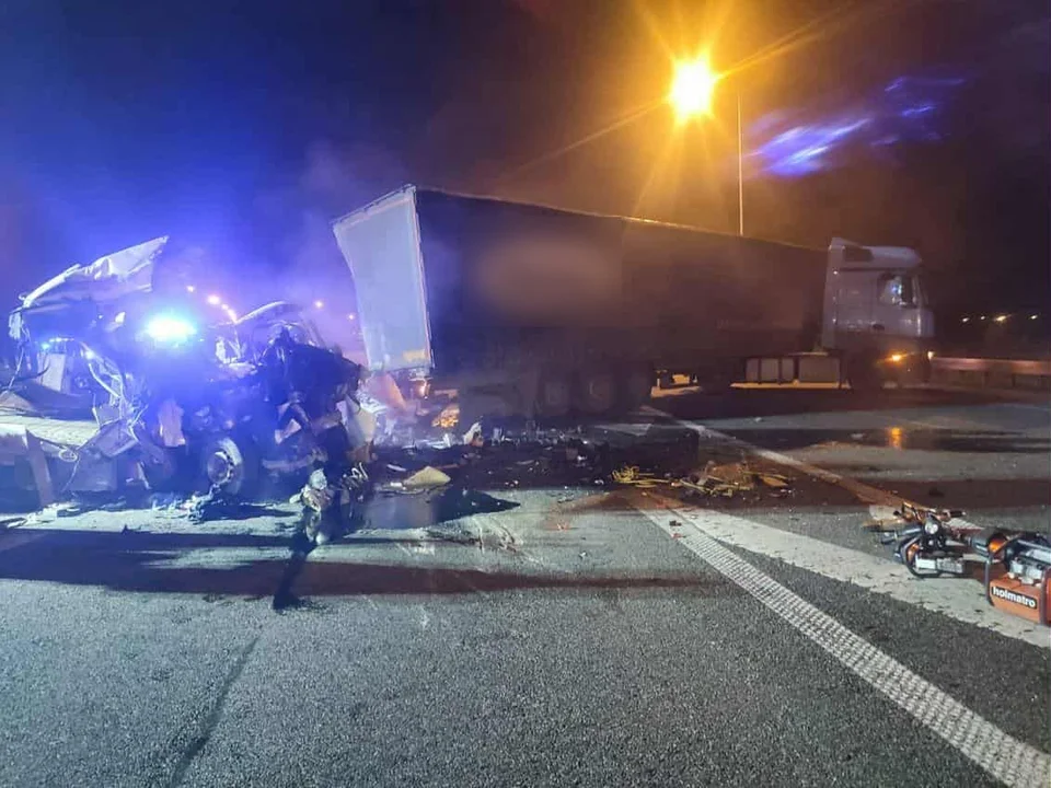 Śmiertelny wypadek na A1 w gminie Stryków