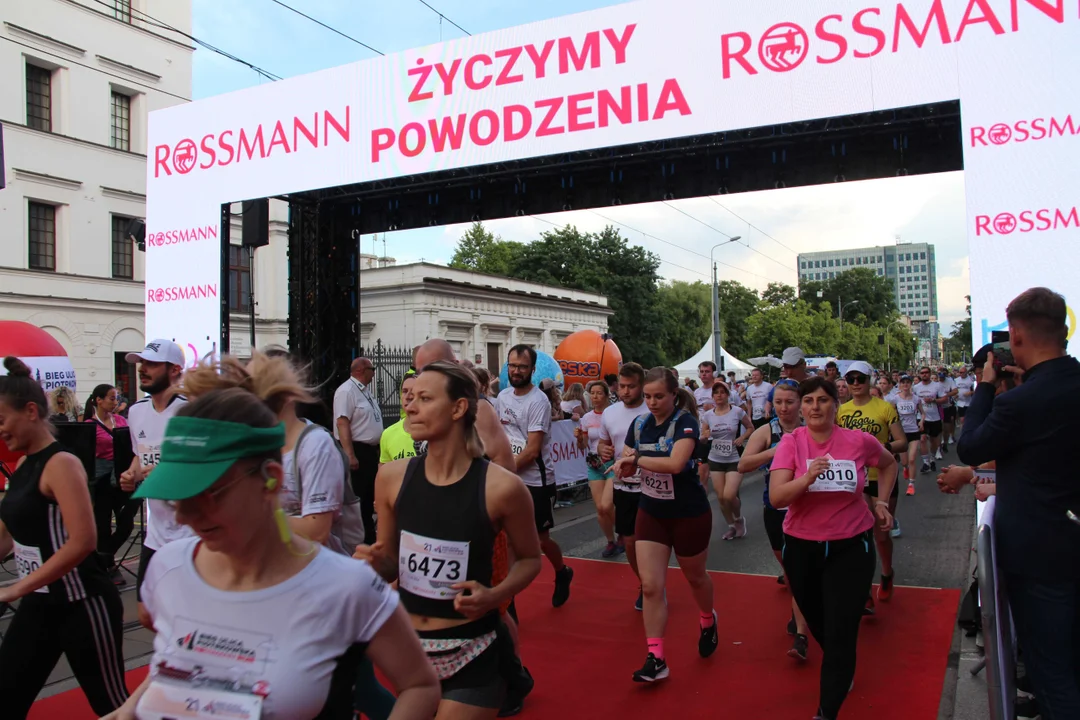 21. Bieg Ulicą Piotrkowską Rossmann Run w Łodzi