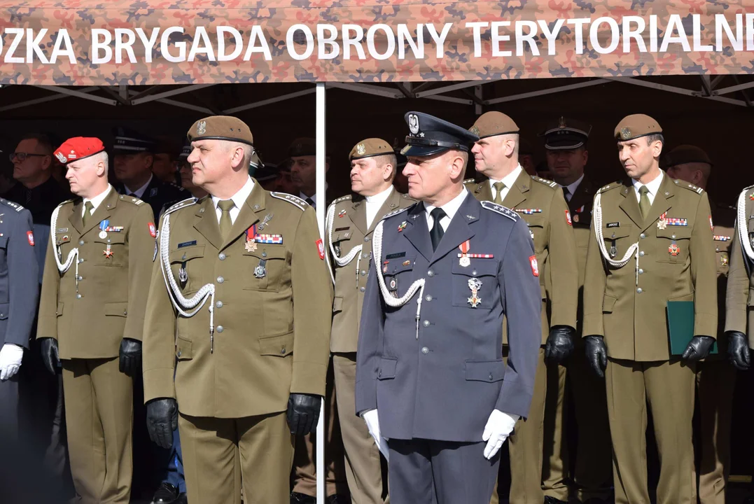 Łódzcy terytorialsi z nowym dowódcą