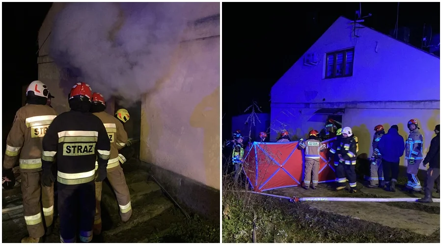 Tragiczny pożar w regionie. Śmierć kobiety pod lupą policji i prokuratury [ZDJĘCIA] - Zdjęcie główne