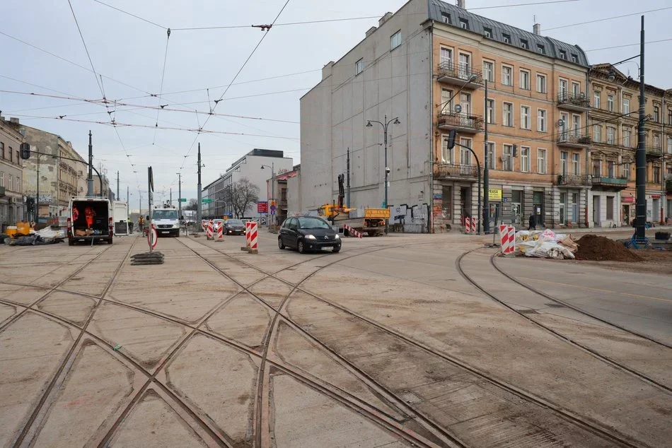 Powrót tramwajów na ulicę Zachodnią w Łodzi