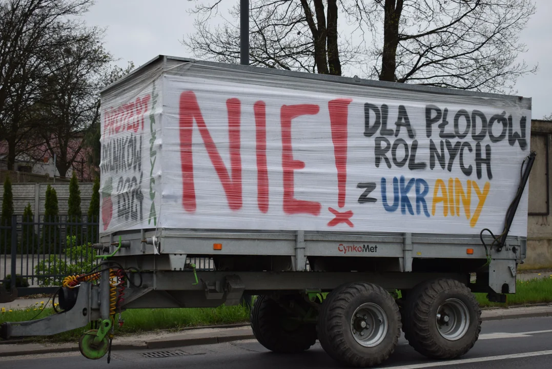 Rolnicy protestują w Zgierzu