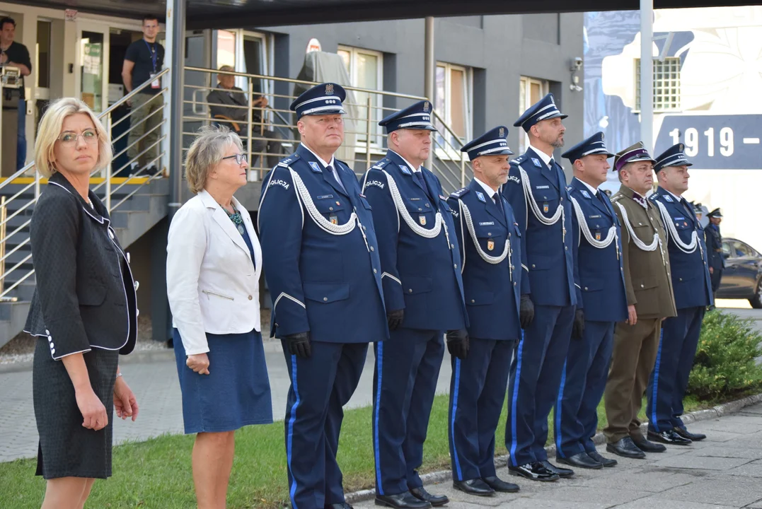 Uroczystości przy KPP w Zgierzu