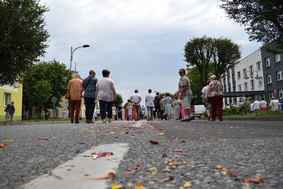 procesja Bożego Ciała w parafii Matki Bożej Dobrej Rady w Zgierzu