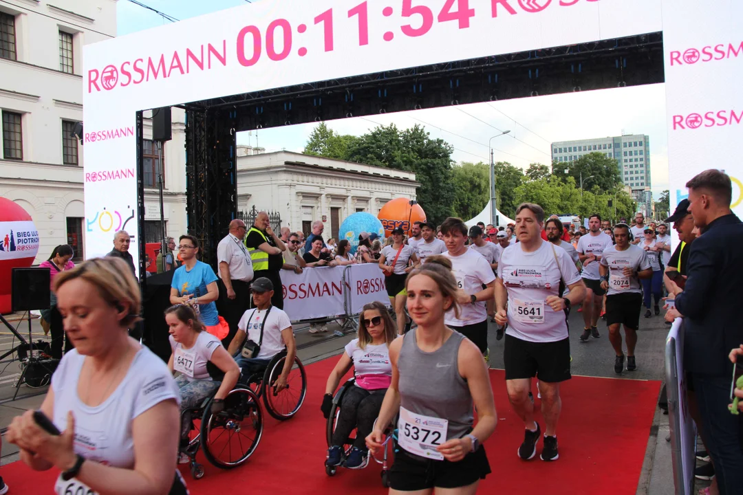 21. Bieg Ulicą Piotrkowską Rossmann Run w Łodzi