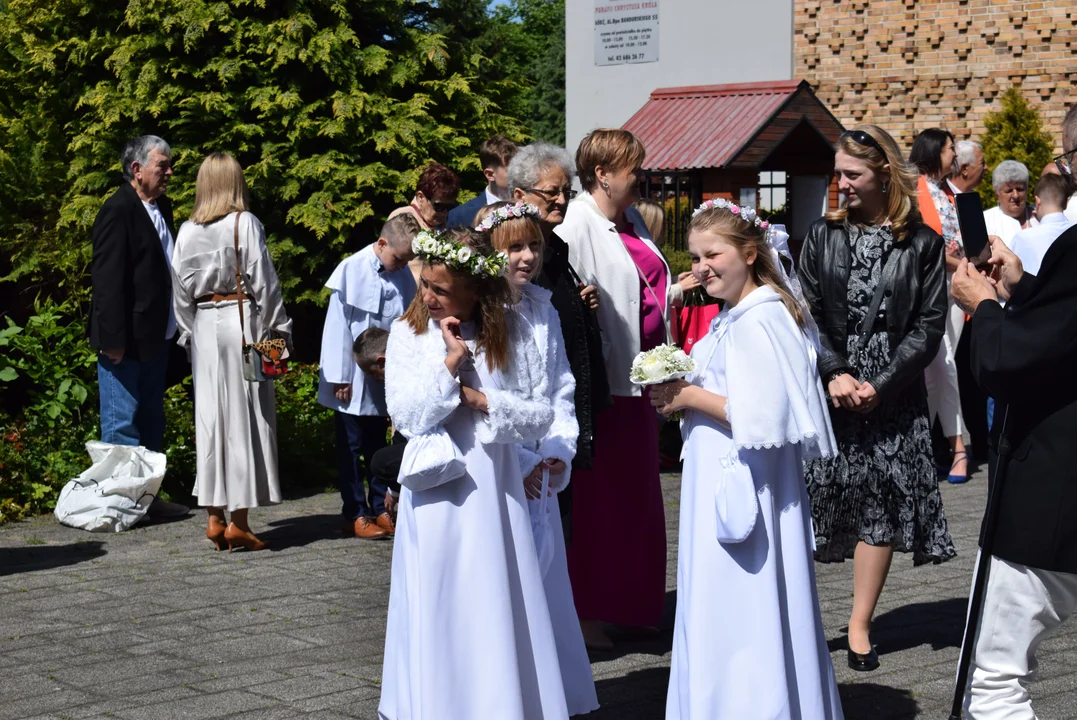 Pierwsza Komunia Święta w parafii Chrystusa Króla w Łodzi