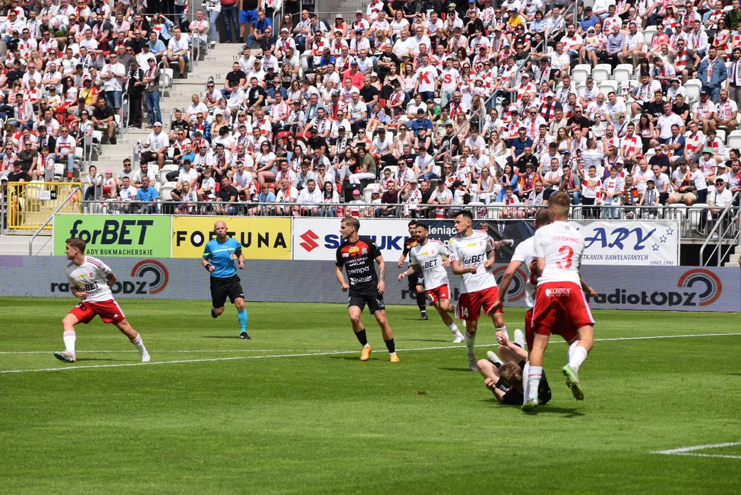 Piłkarskie starcie ŁKS Łódź z Resovią - Stadion Króla 21.05.2023