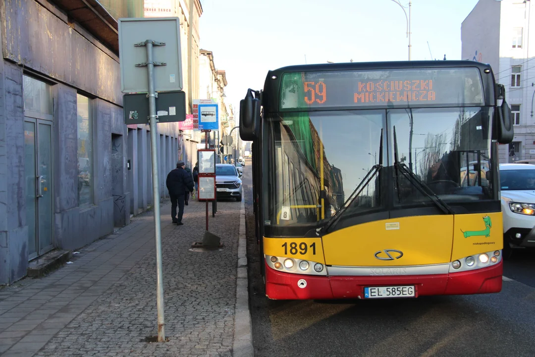 Utrudnienia dla podróżnych na Zachodniej w Łodzi