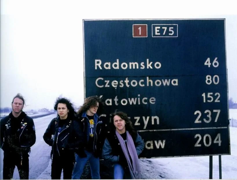 Metallica na dawnej "gierkówce". Mija 37 lat od powstania legendarnej fotografii - Zdjęcie główne