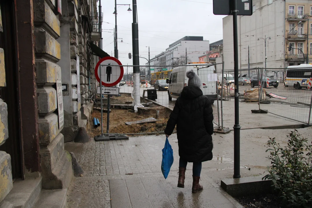 Powrót tramwajów MPK Łódź na skrzyżowanie Zachodnia/Legionów w Łodzi